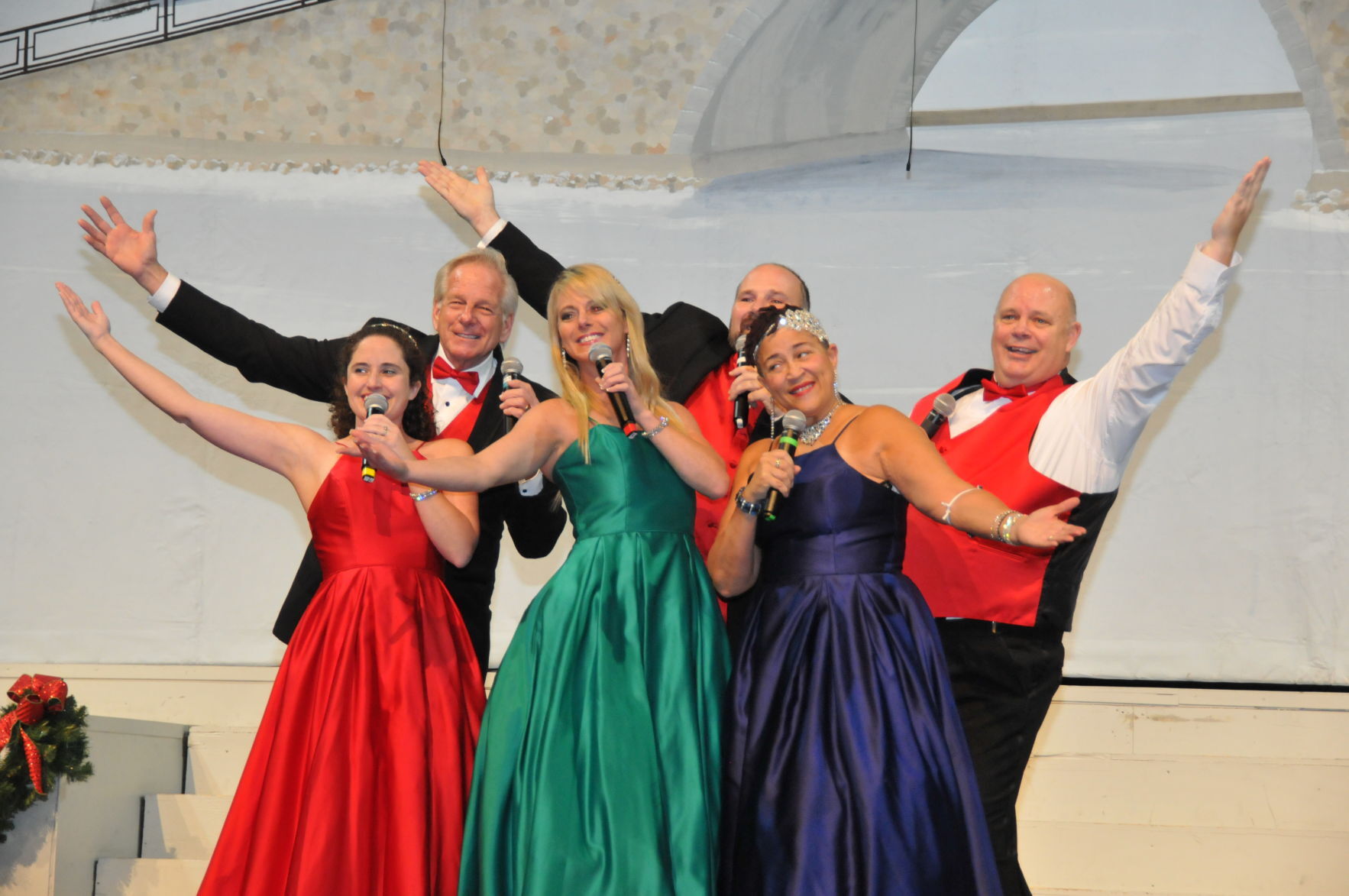 Back row: Fred Render, Paul Vellella, Kenny Prince, Front row: Angela Fulbright Wirsing, Kimberly Wright, Christie Vellella